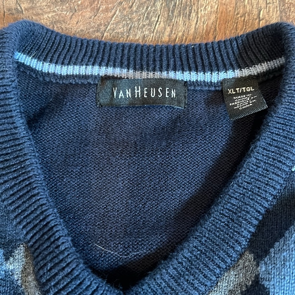 MENS ARGYLE SWEATER - Picture 2 of 4